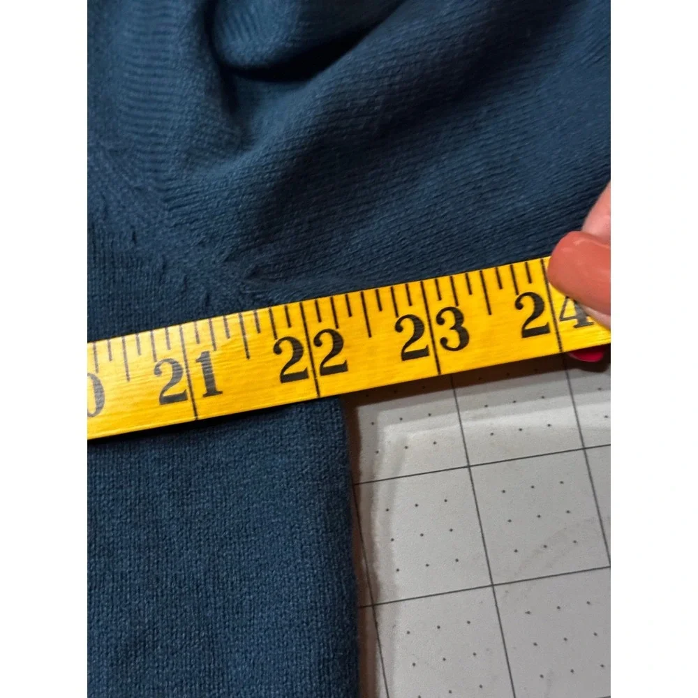 JEFF NWOT Men's Crew‎ Neck Long Sleeve Sweater Teal Blue Size XL